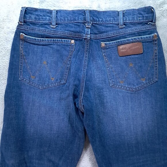 Wrangler Retro Jean Men 33x29, Tag 32x30 Relaxed Boot Cut Blue Denim 10WRT20JH - Picture 5 of 12